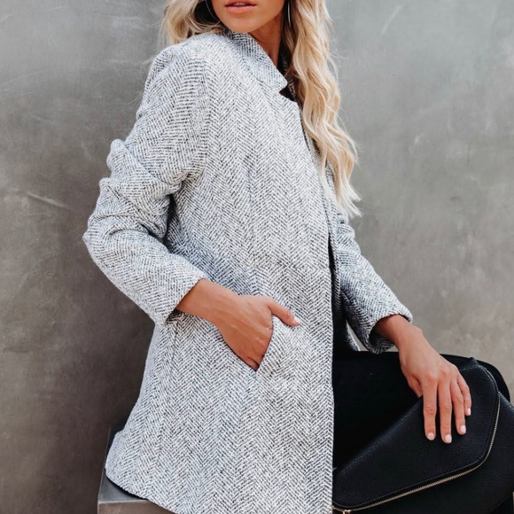 Heather Grey Jacket / Blazer - Picture 4 of 6